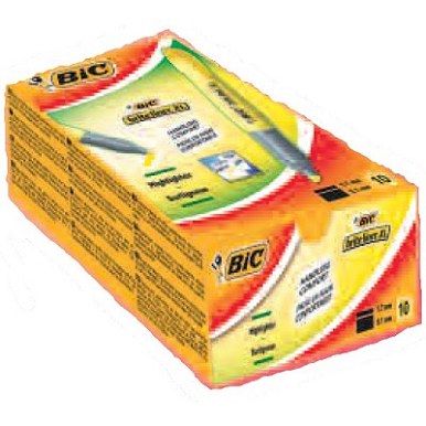 BIC Текстовиділ. жовтий